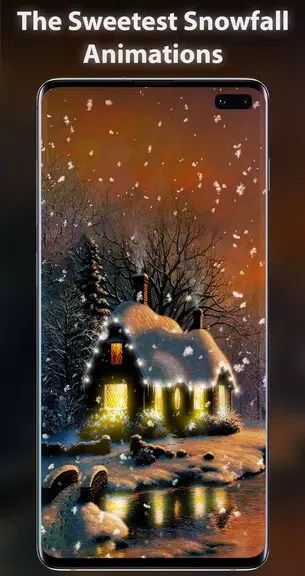 Snow Live Wallpaper Captura de tela 0
