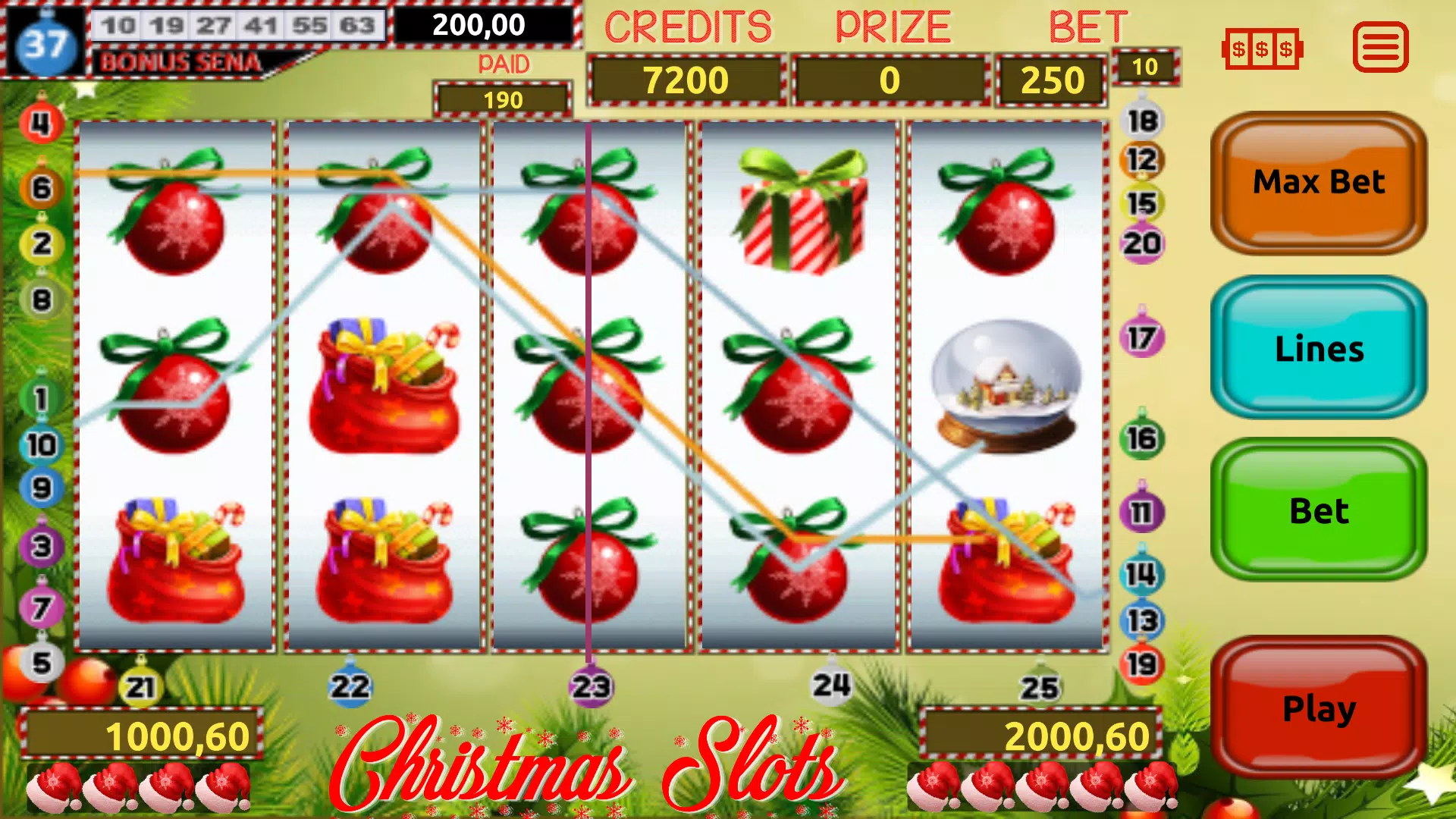 Christmas (Xmas) Slots Capture d'écran 3