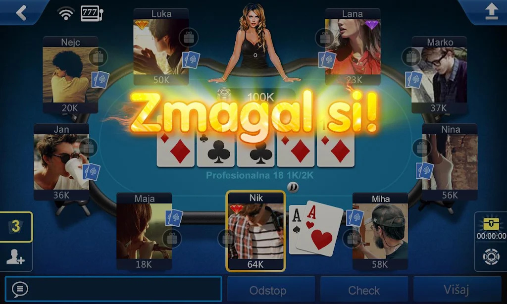 Poker Slovenia hd Скриншот 3