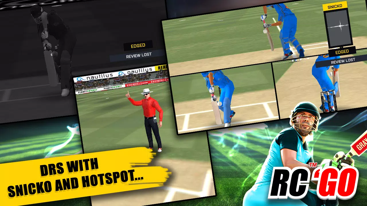 Real Cricket™ GO 螢幕截圖 1
