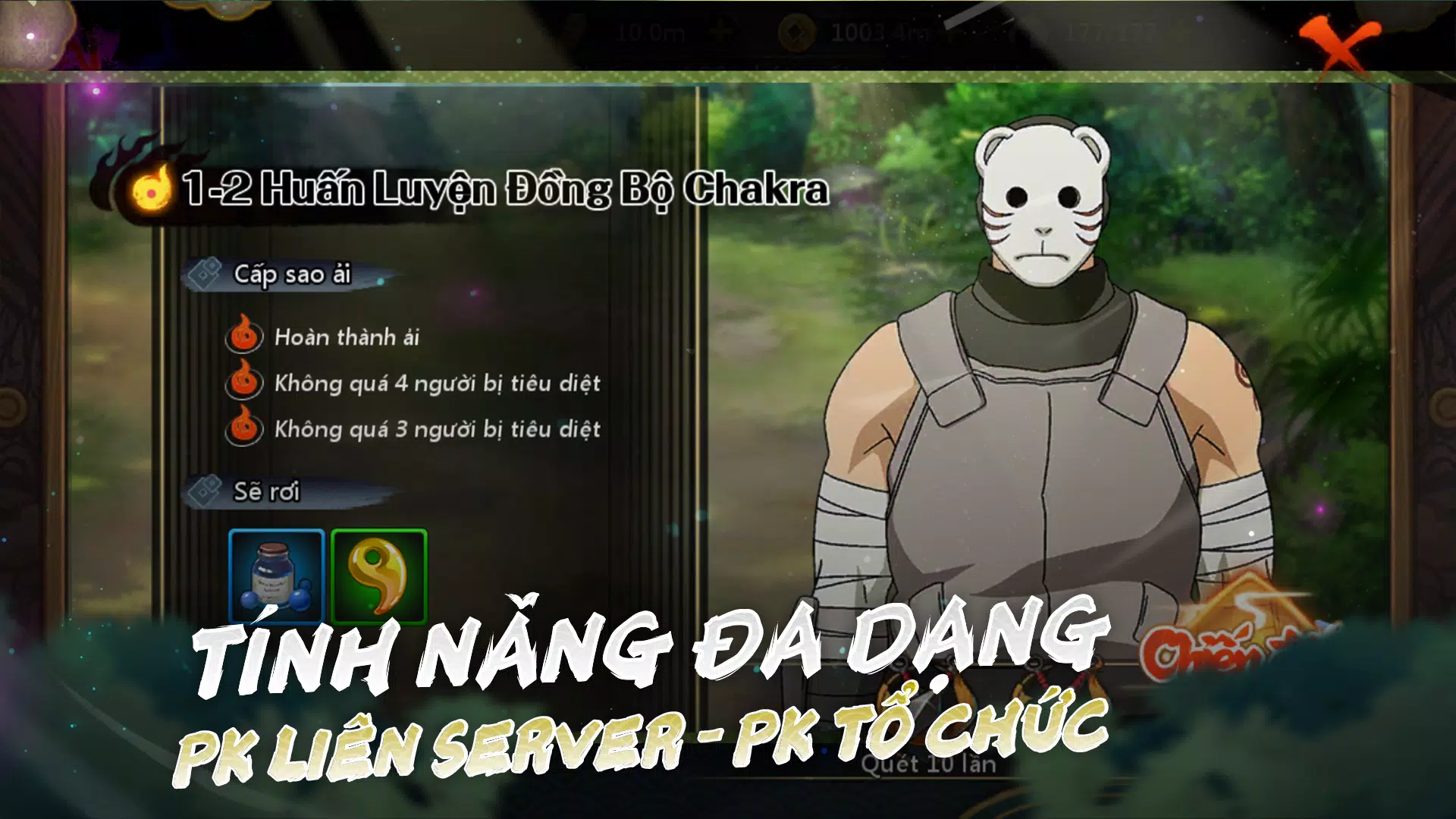 Huyền Thoại Làng Lá 螢幕截圖 2