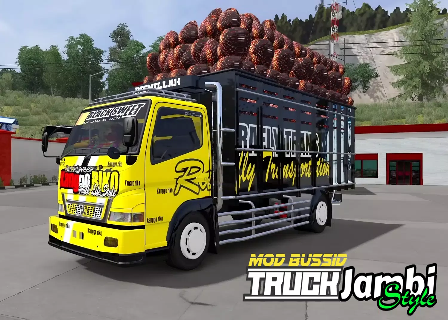 Mod Bussid Truk Jambi Style应用截图第0张