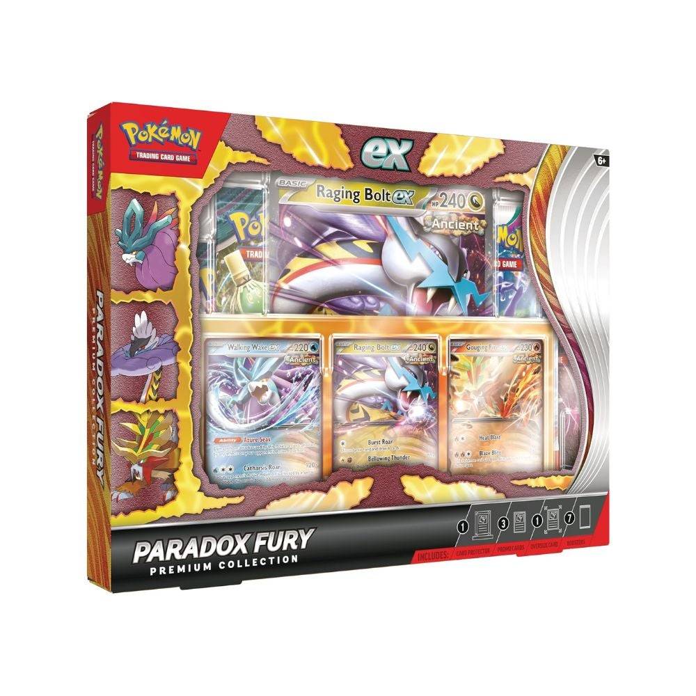 Pokémon TCG: Colección Premium Paradox Fury - Exclusivo de Amazon para las fiestas 2024