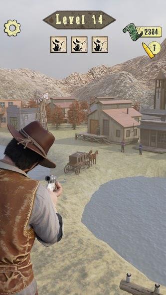 Wild West Sniper: Cowboy War Mod应用截图第2张