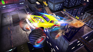 Mega Truck Rooftop Stunt Games应用截图第0张