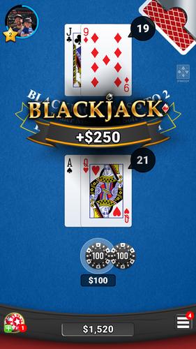 Blackjack 21 螢幕截圖 1