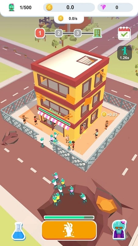 Idle Zombie Army スクリーンショット 0