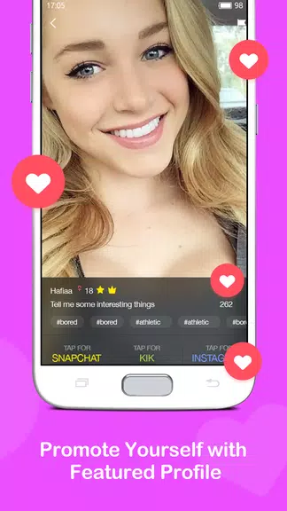 Add Friends for Snapchat, Kik Zrzut ekranu 1