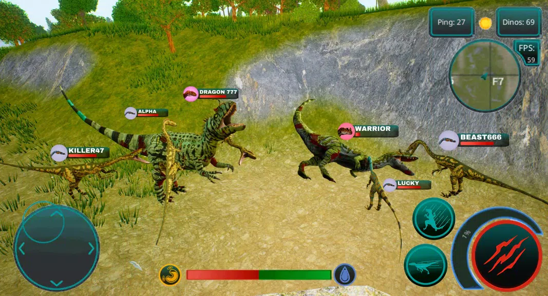 Schermata The Cursed Dinosaur Isle: Game 0