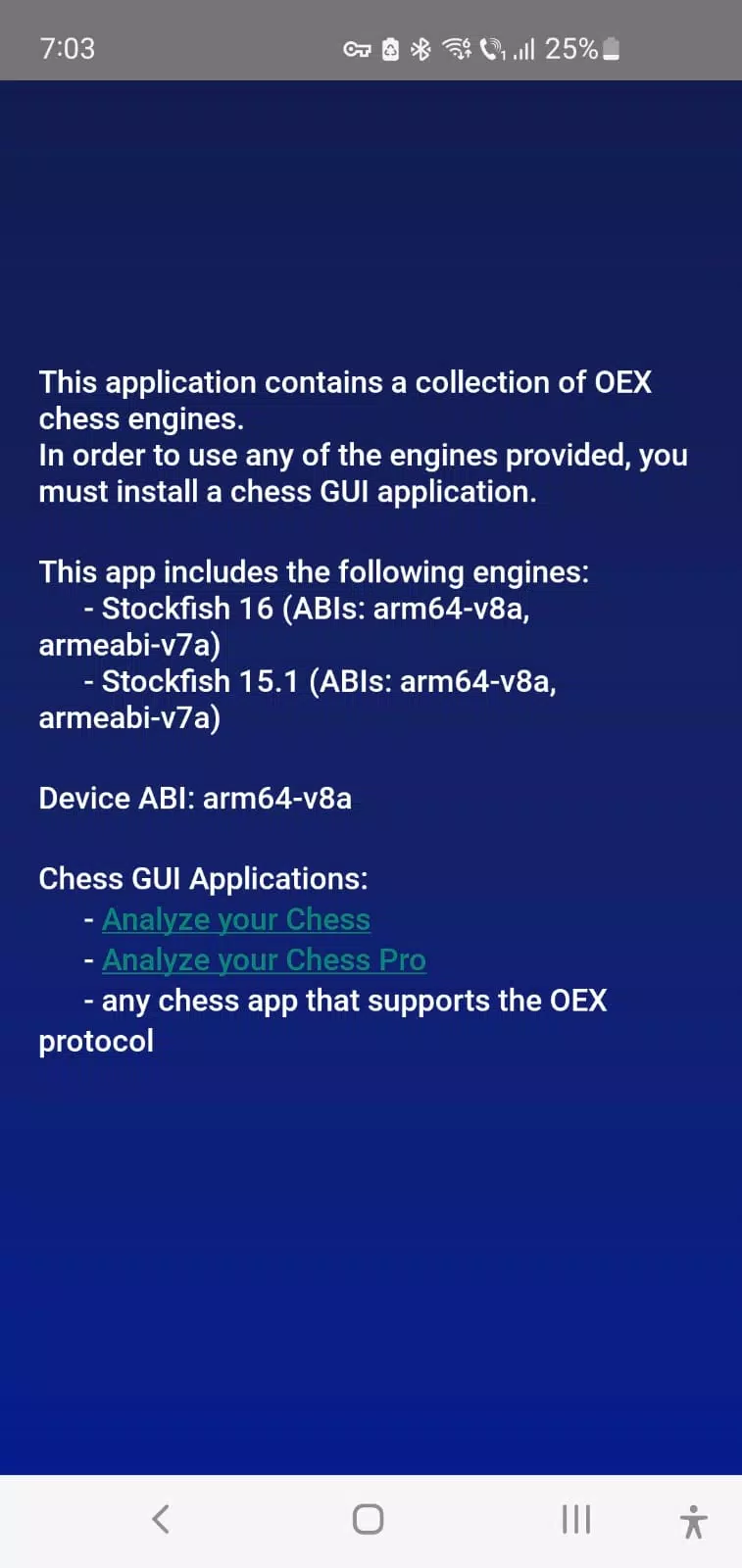 Chess Engines Screenshot 1