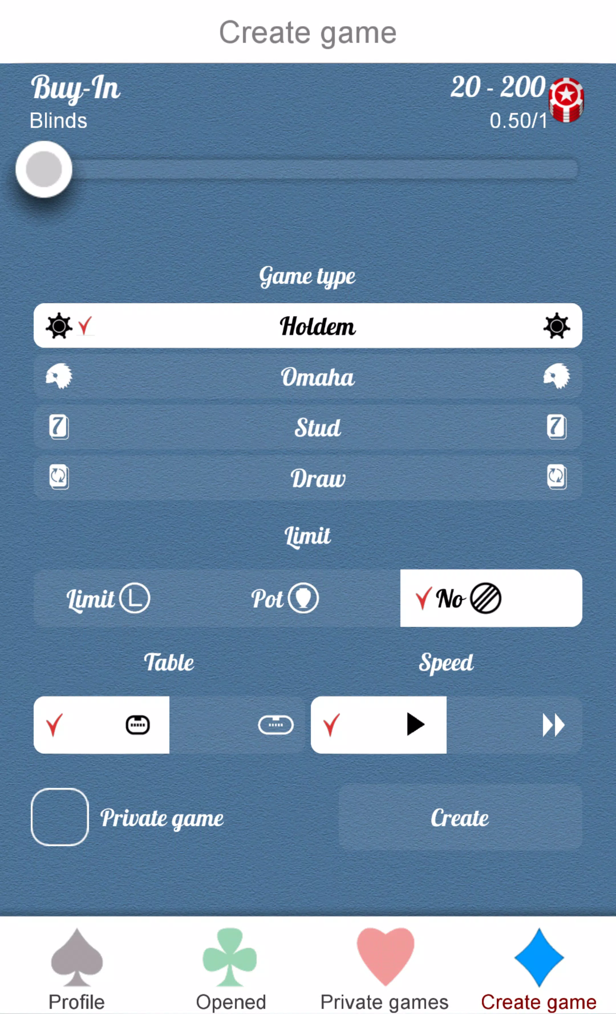 Poker Online 螢幕截圖 1