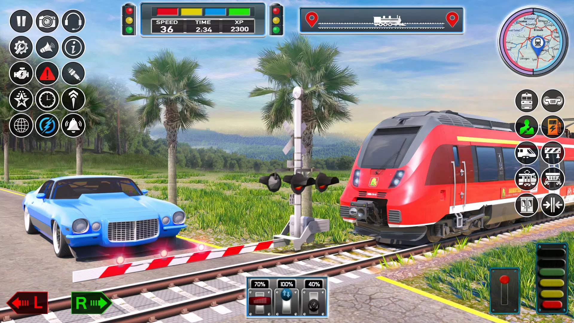 jeu de train de ville jeux 3D Capture d'écran 3