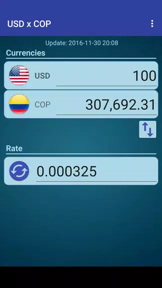 US Dollar to Colombian Peso 螢幕截圖 0
