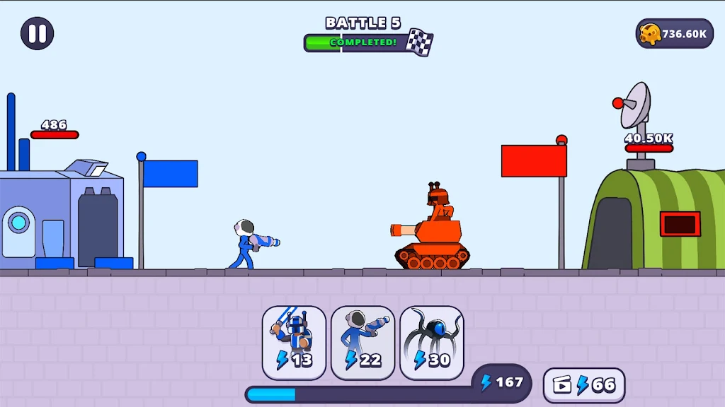 Stickman Fight: War of the Age 螢幕截圖 3
