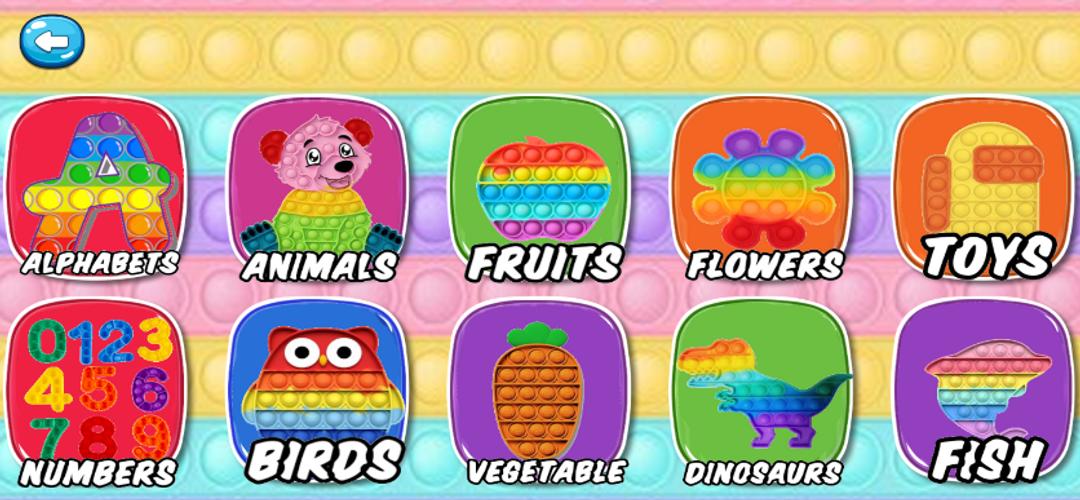 Pop It Fun Coloring Game Captura de tela 3