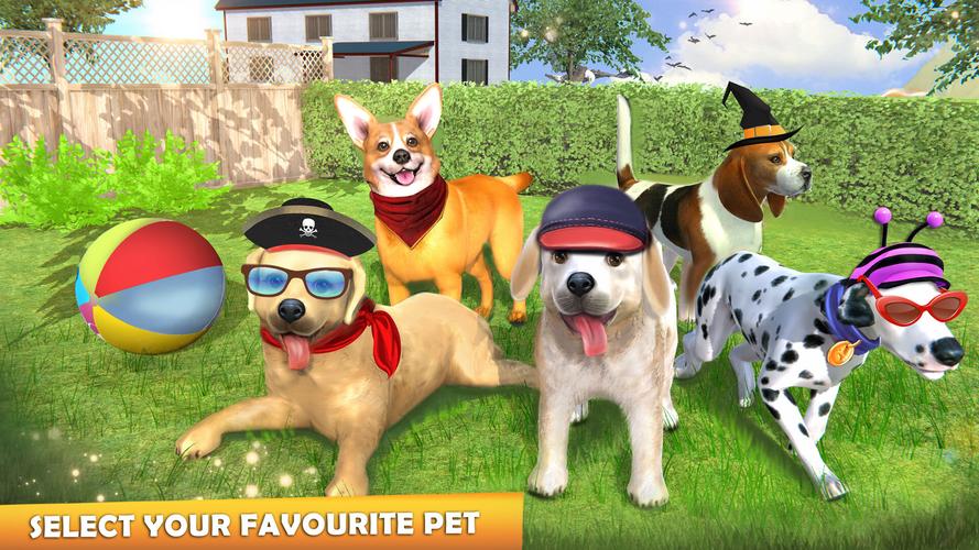 Family Pet Dog Games ภาพหน้าจอ 0
