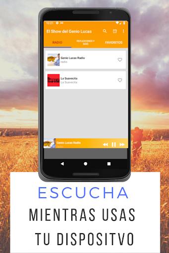 Schermata El Genio Lucas Radio en Vivo Reflexiones y Podcast 2