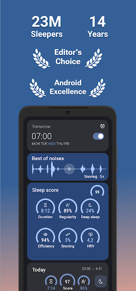 Sleep as Android: Smart alarm Mod Ảnh chụp màn hình 0