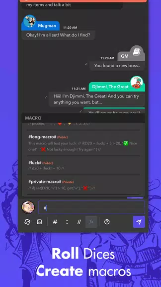 mRPG - App pour jouer aux RPG Capture d'écran 3