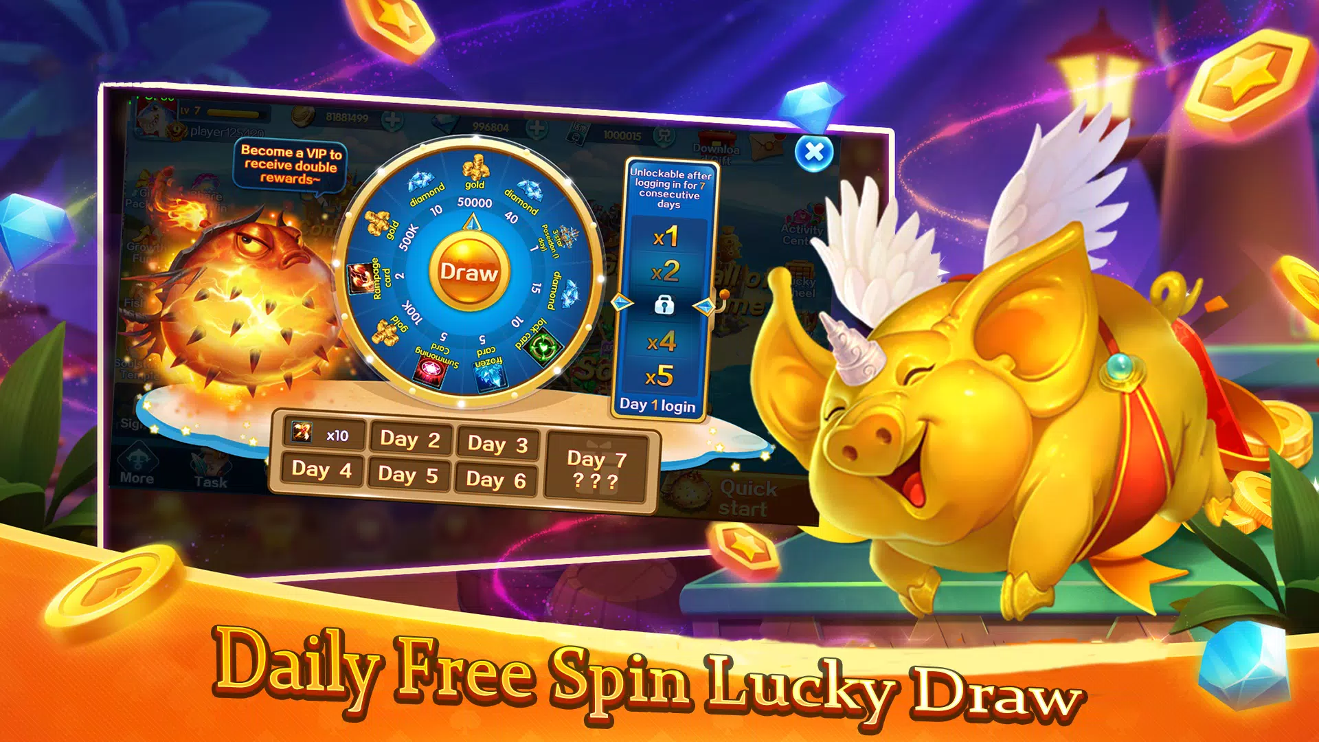 Neptune Fishing-arcade fishing Ảnh chụp màn hình 1