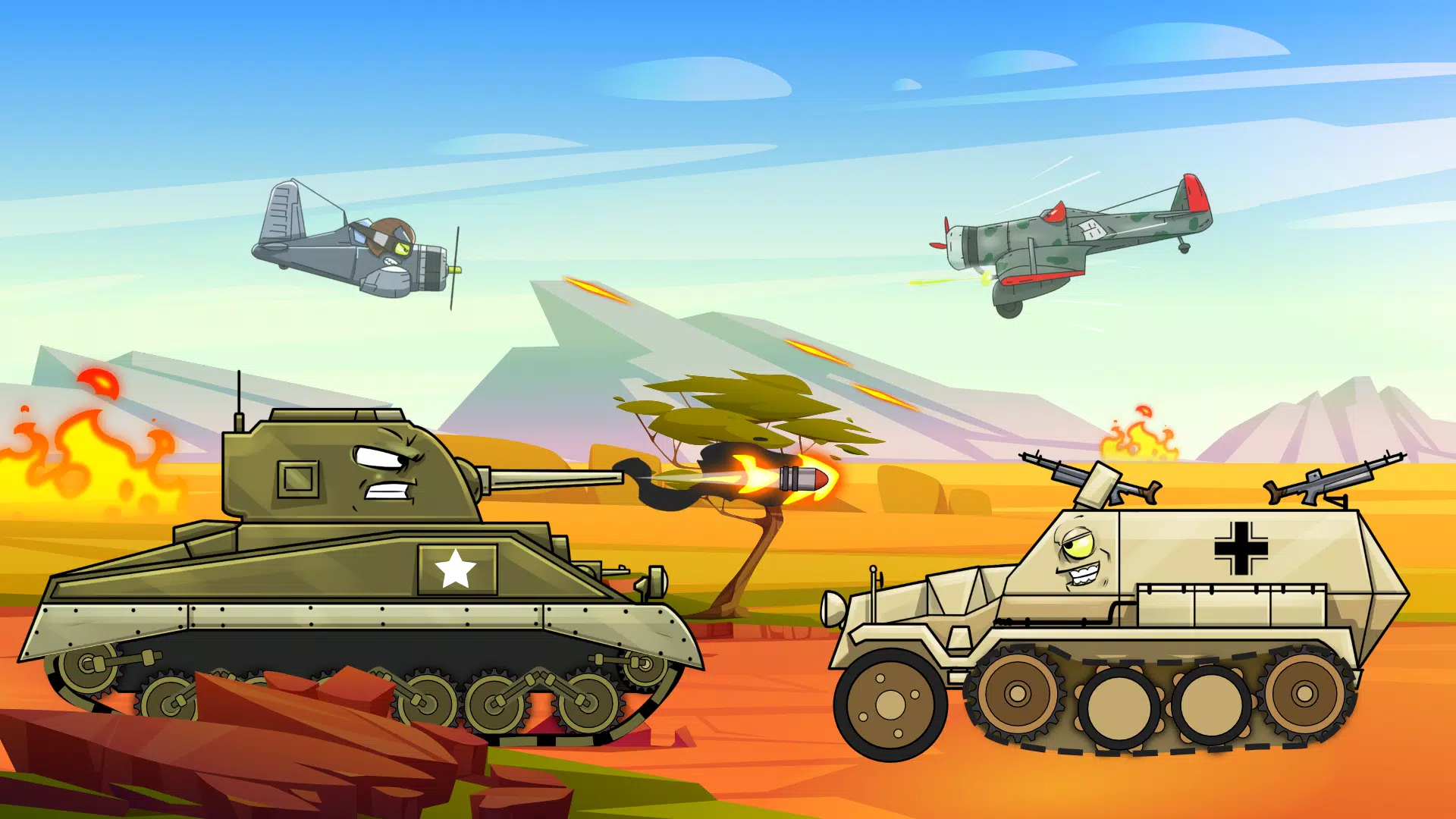 Merge Tanks: Танки vs Танчики Скриншот 3
