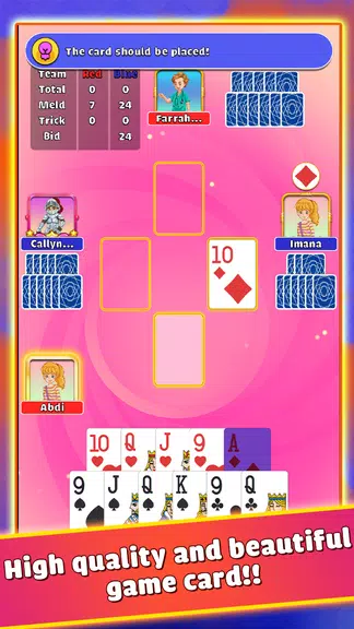 Pinochle - Trickster Cards 螢幕截圖 3