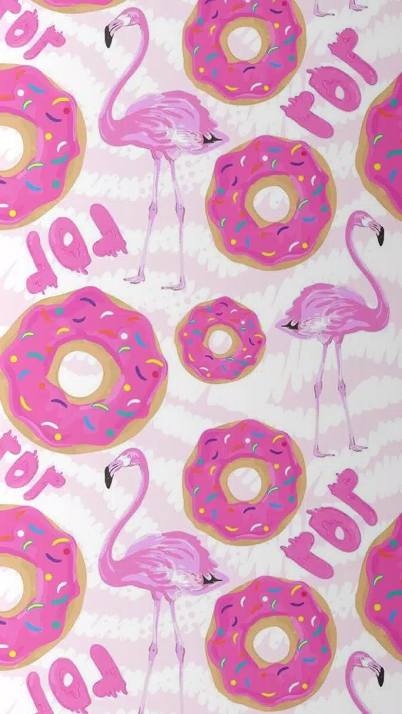Cute Donut Wallpaper HD 4K Captura de tela 0