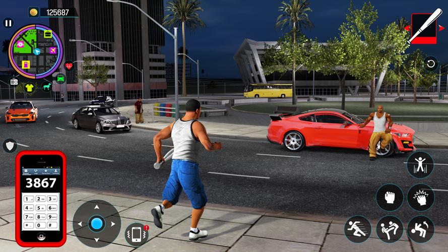 Gangster Mafia City Crime Game स्क्रीनशॉट 1