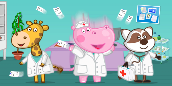 Hippo doctor: Kids hospital Captura de tela 2