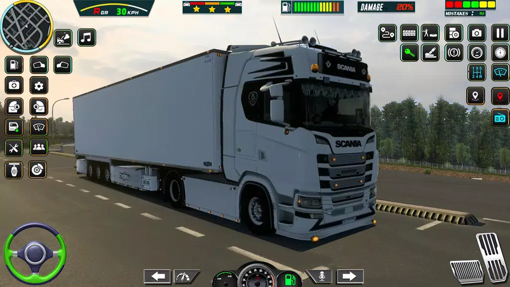 Real City Cargo Truck Driving Capture d'écran 0