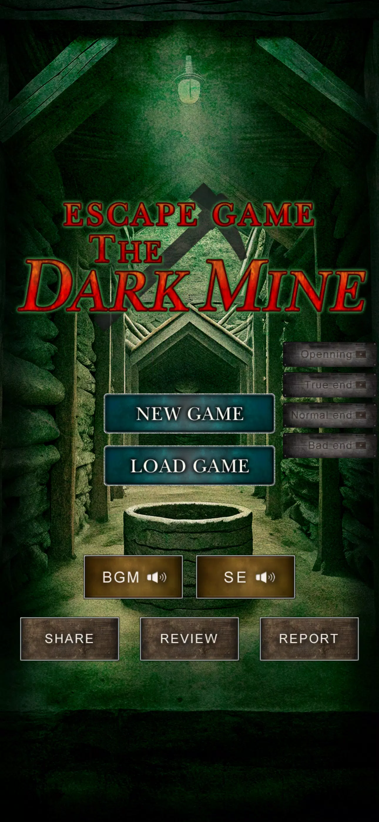 Escape Game THE DARK MINE 螢幕截圖 0