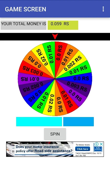REAL MONEY SPINNER Screenshot 0