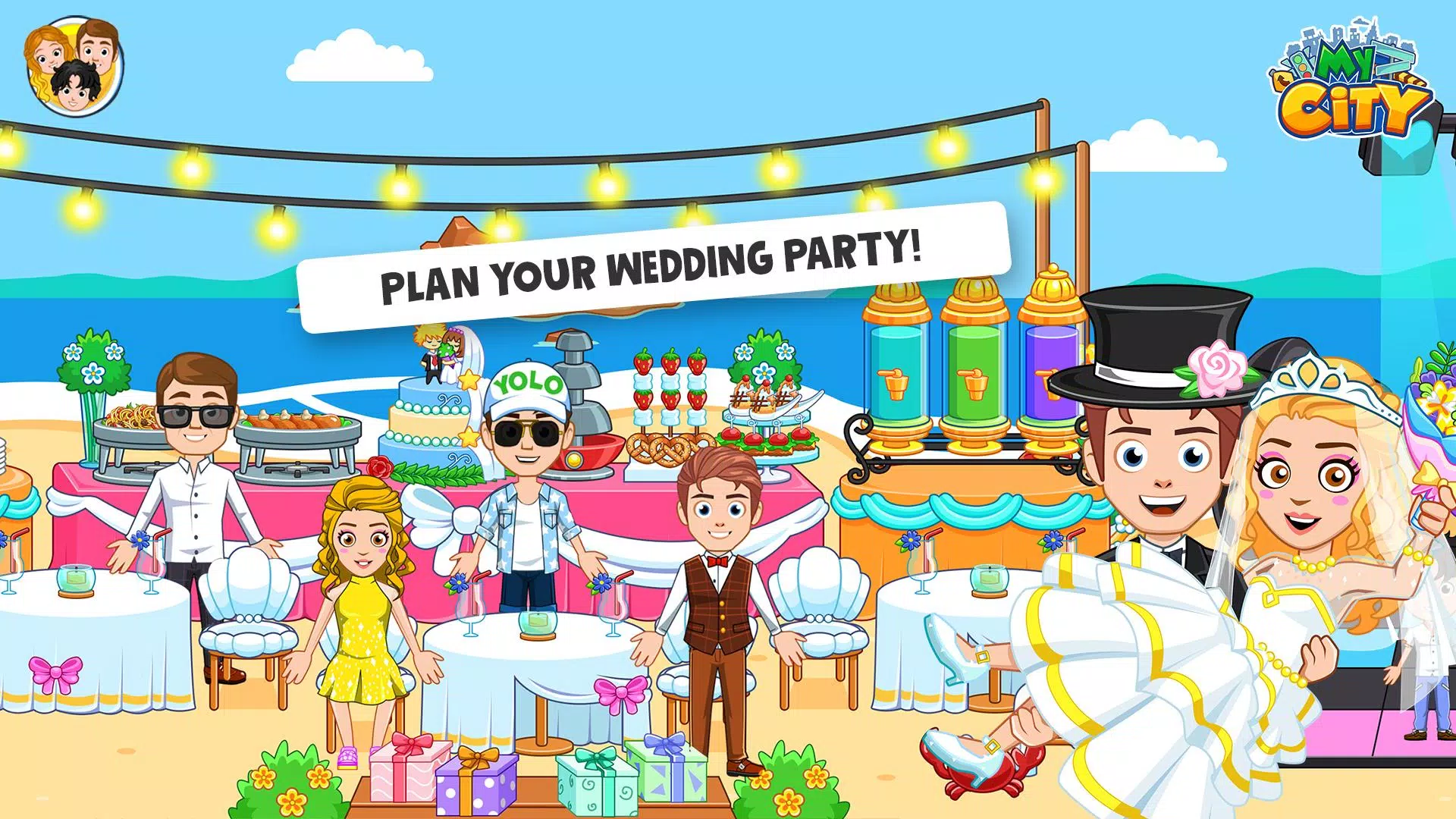 My City : Wedding Party Schermafbeelding 2