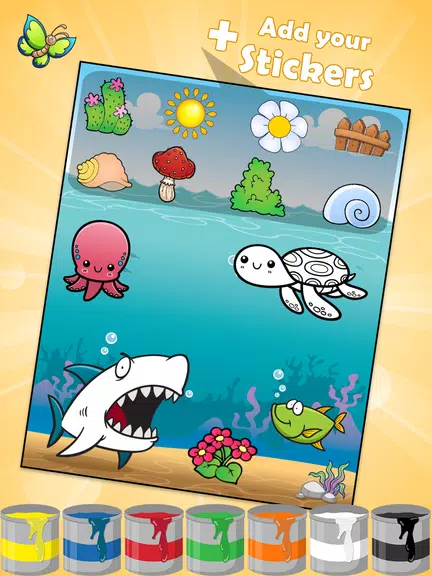 Coloring Games: Color Animals 螢幕截圖 3
