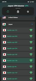 Japan VPN Master - VPN Proxy 螢幕截圖 1