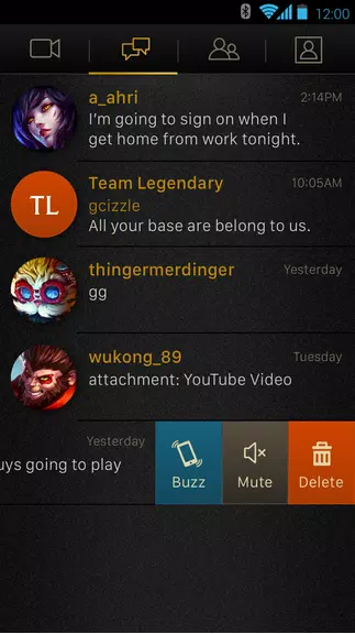 League Chat 螢幕截圖 2