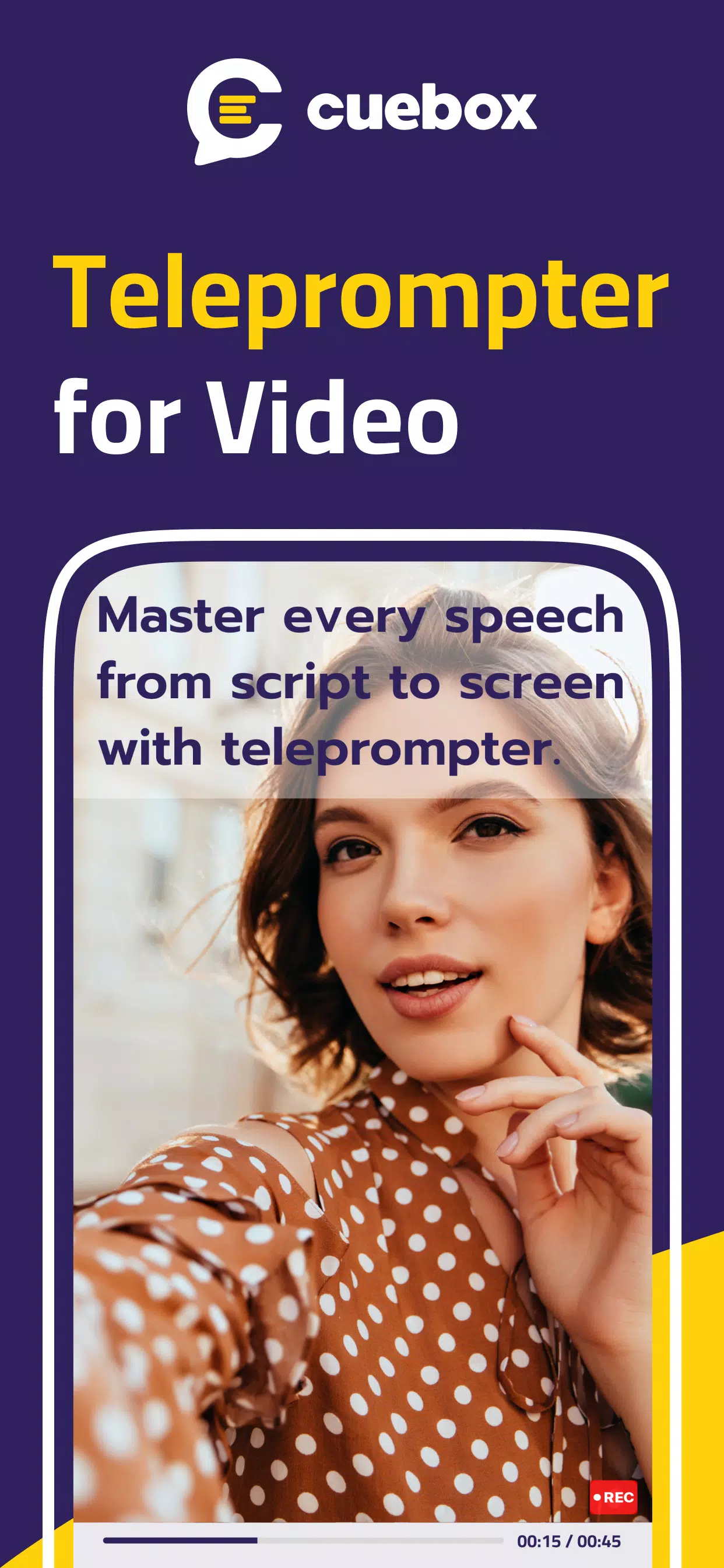 Teleprompter for Video: CUEBOX 螢幕截圖 0