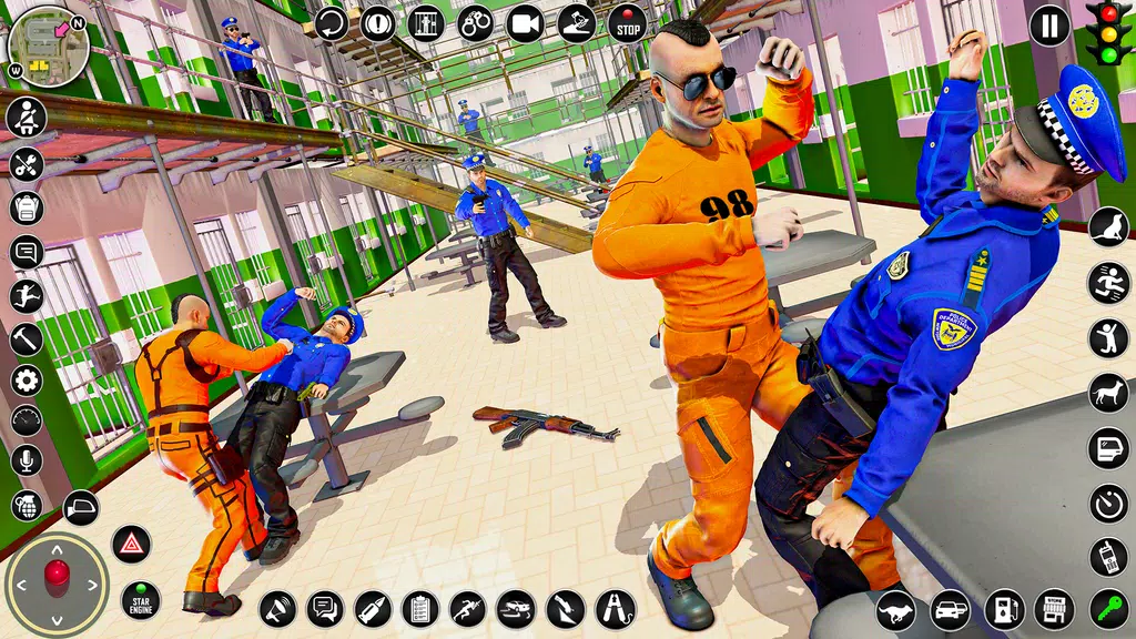 US Police Prison Escape Games 螢幕截圖 2