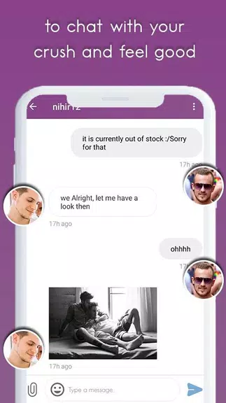 Gay Dating, Chat and Meet Ekran Görüntüsü 0
