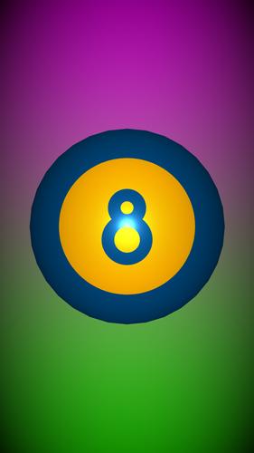 Magic 8 Ball Live Wallpaper 3D 螢幕截圖 1