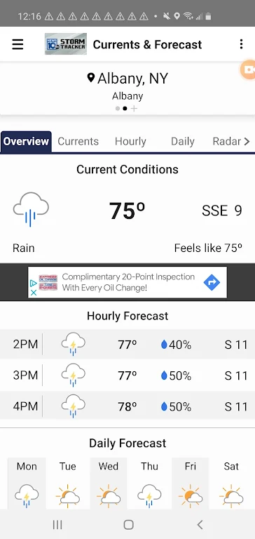 Schermata WTEN Storm Tracker - NEWS10 1
