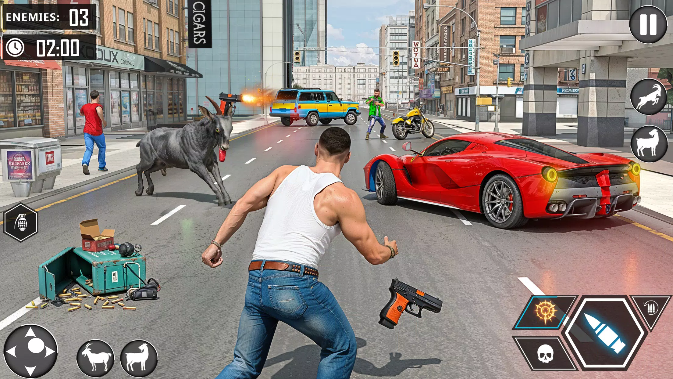 Angry Goat Fun Simulator Capture d'écran 2