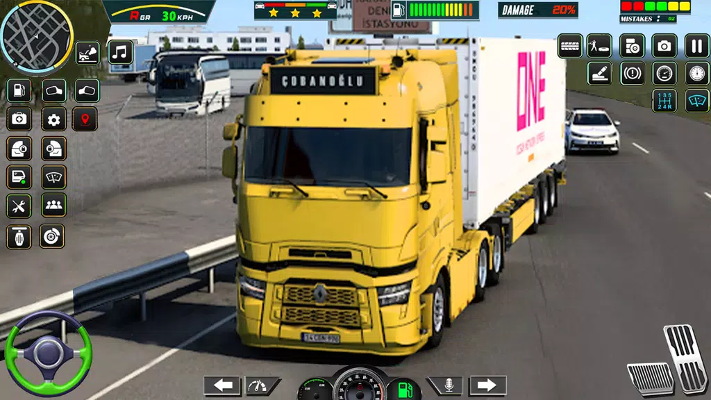 Real City Cargo Truck Driving Capture d'écran 2
