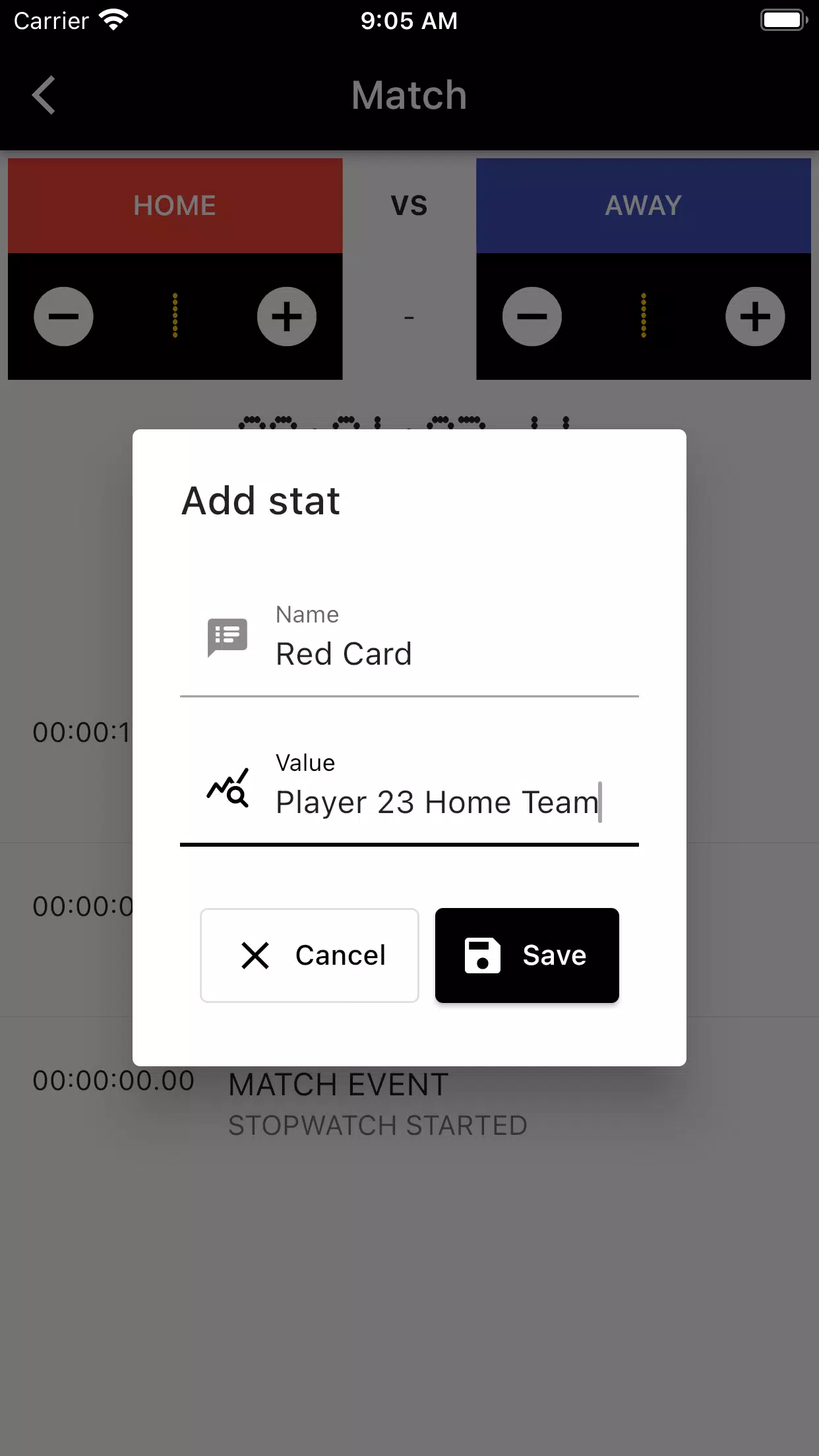 Match Scoreboard Скриншот 2