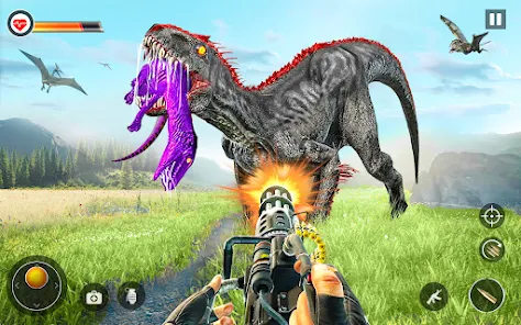 Dino Hunter Sniper 3d: Dinosaur Free FPS Shooting Capture d'écran 2