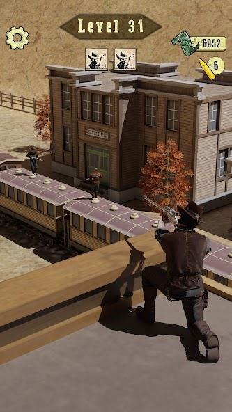 Wild West Sniper: Cowboy War Mod应用截图第1张