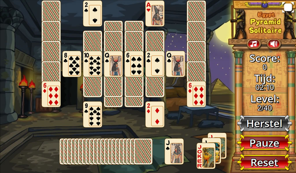 Egypt Pyramid Solitaire 螢幕截圖 3
