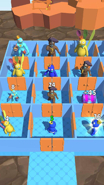 Rainbow Monster - Room Maze Mod ภาพหน้าจอ 3