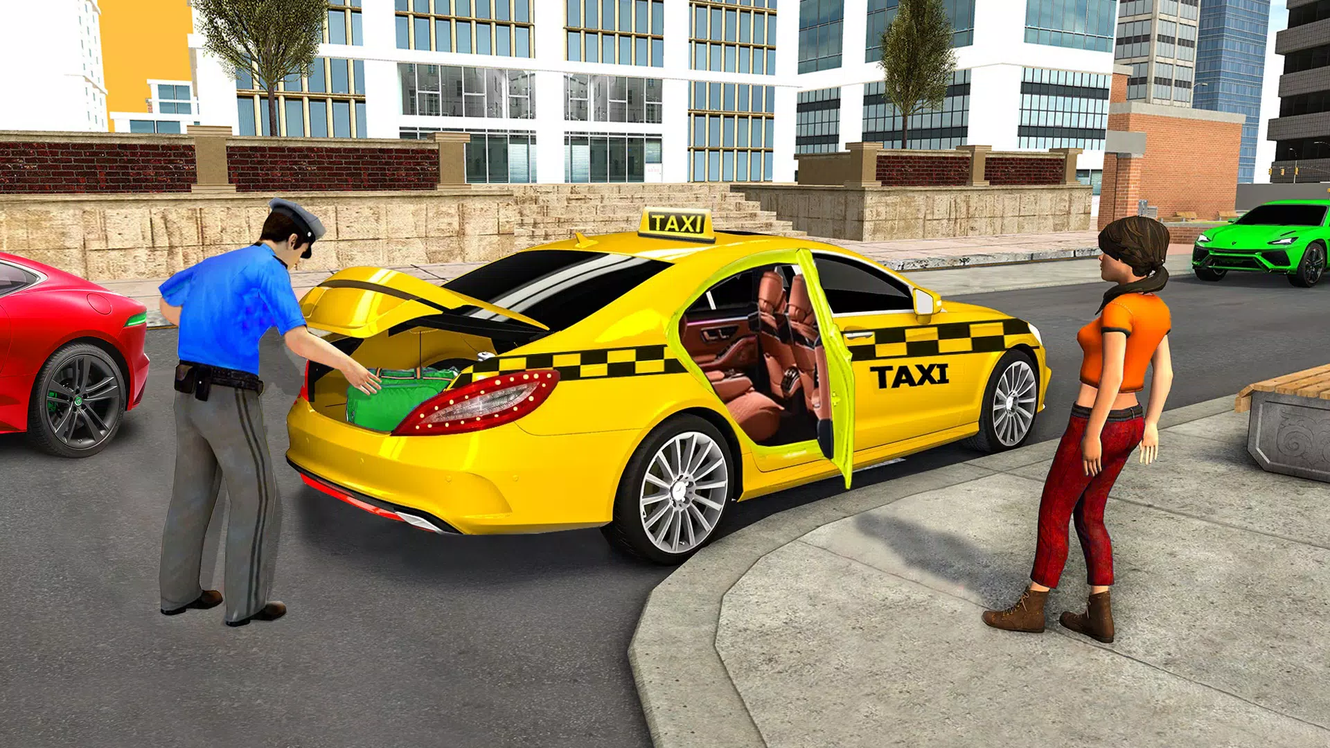 City Taxi Games-Taxi Car Games Captura de tela 1