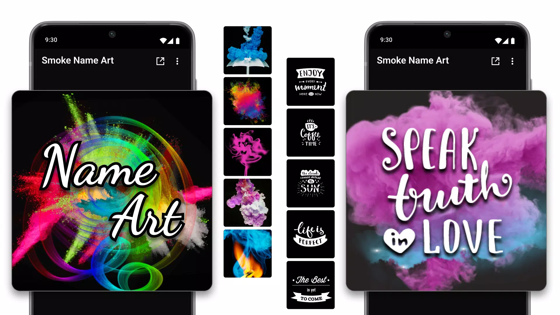 Smoke Name Art Maker Ảnh chụp màn hình 0